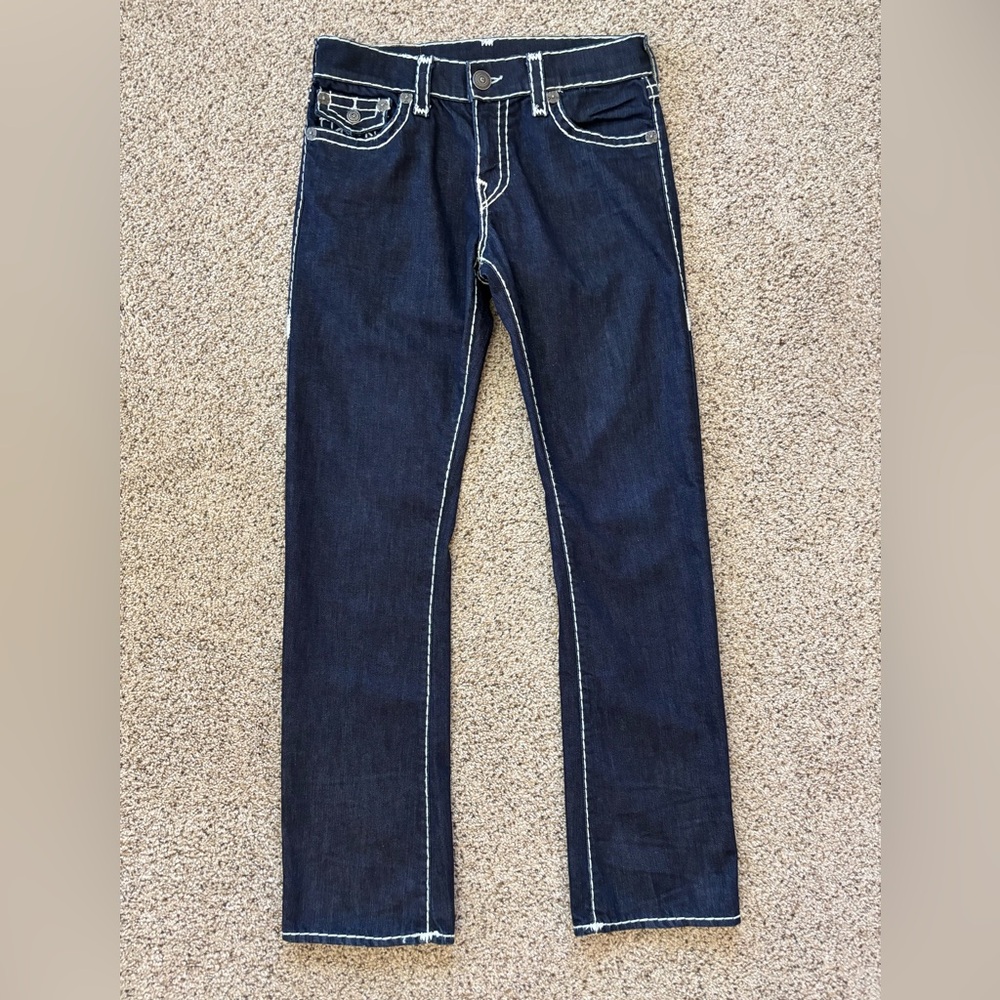 True Religion Ricky relaxed straight fit jeans. Excellent condition! 31x34